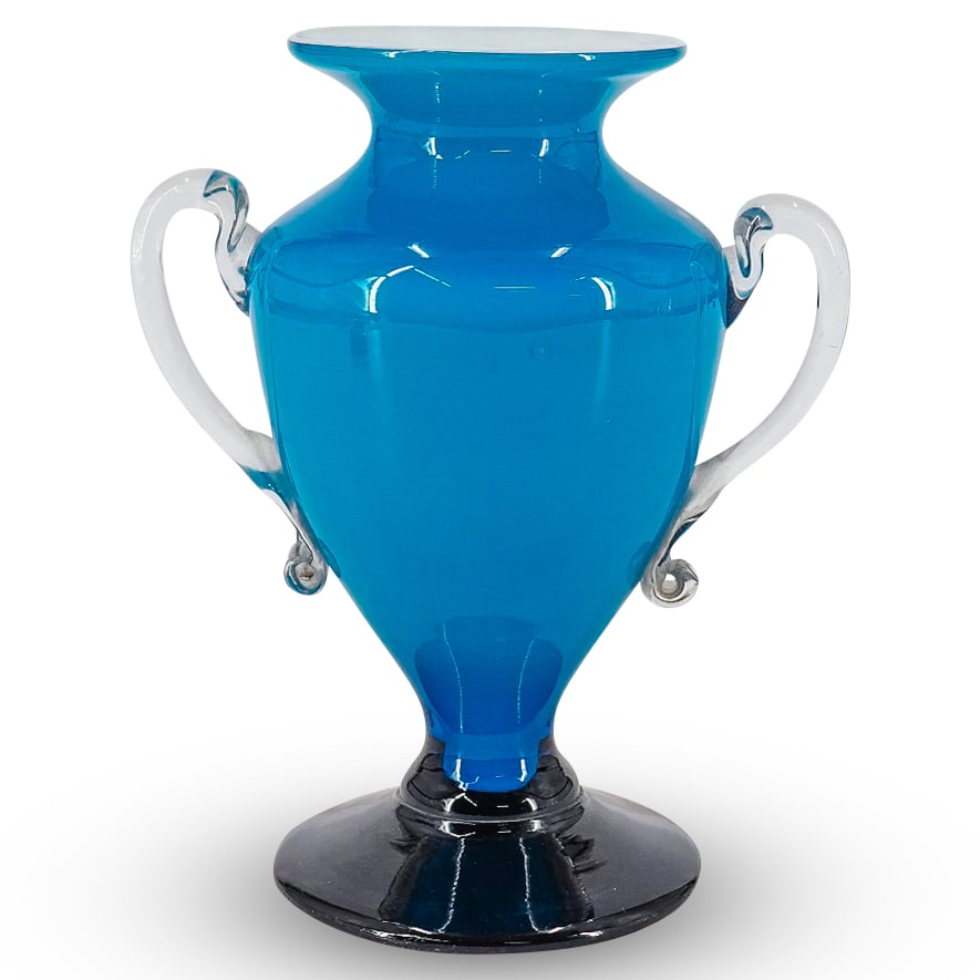 Antique Steuben Glass Handled Amphora Vase (1 of 6)