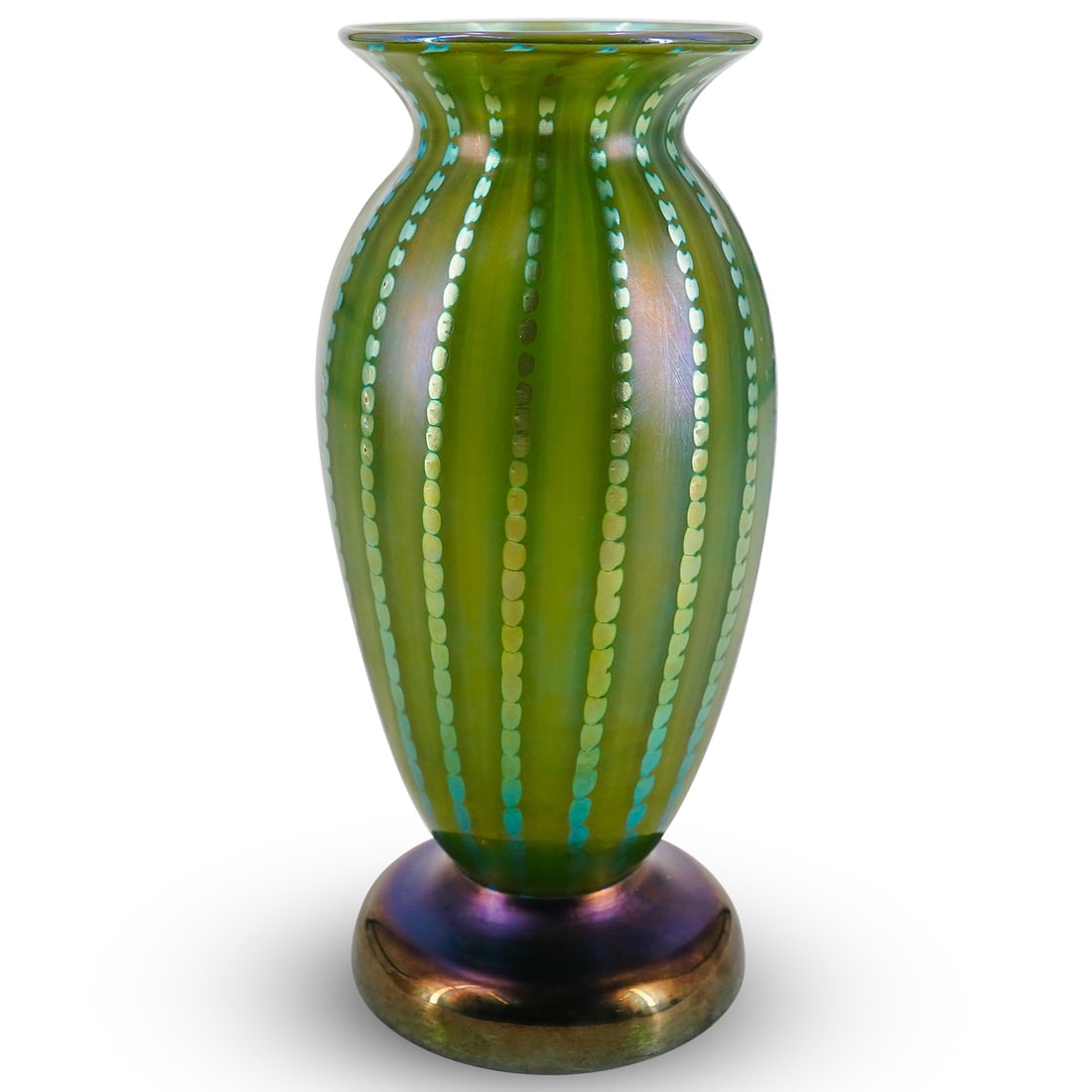 Antique Loetz Iridescent Art Glass Vase (1 of 6)