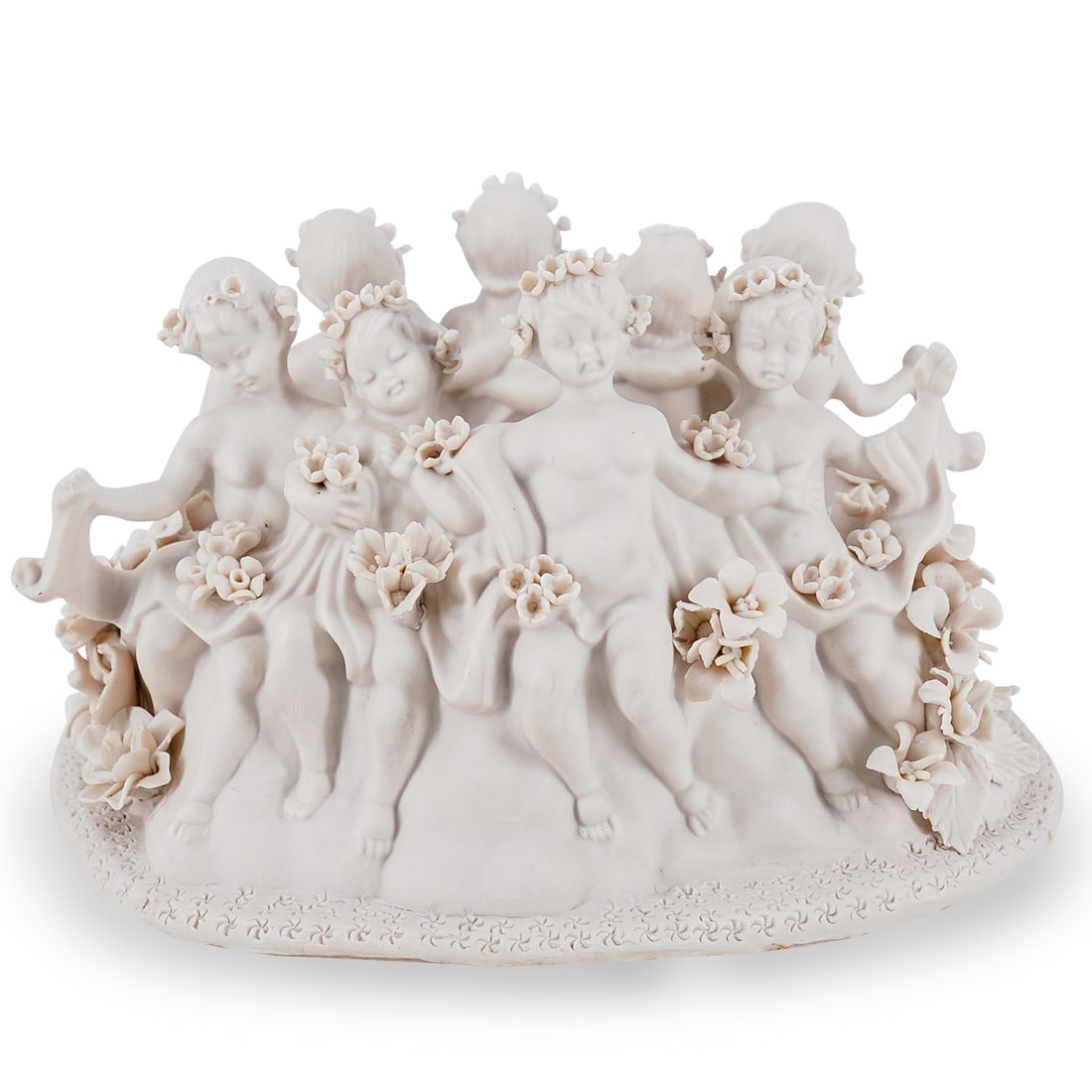 19th Century French Neo Classical Bisque Putto Centerpiece (1 of 11)