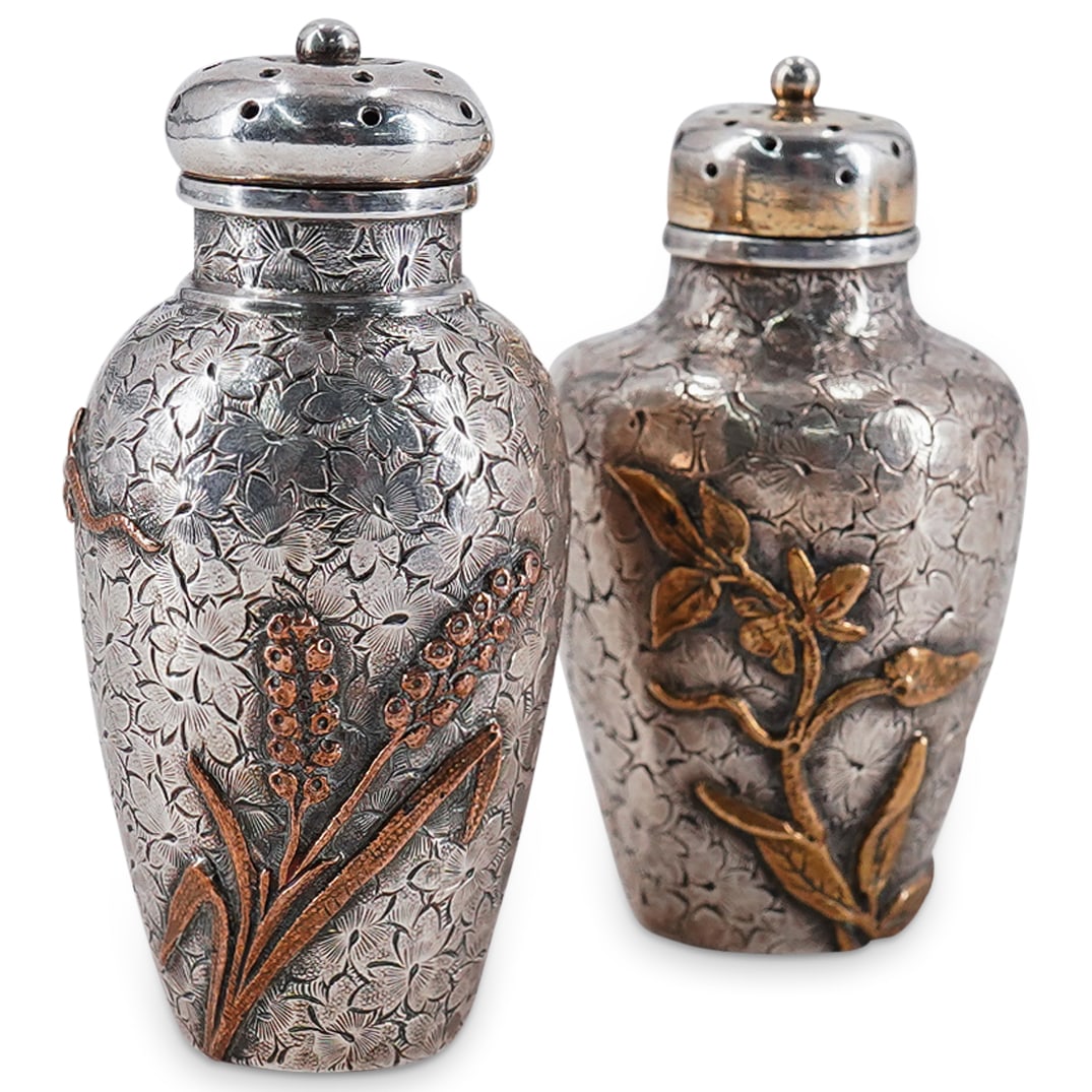 D&H Sterling Silver & Mixed Metal Salt & Pepper Shakers (1 of 10)
