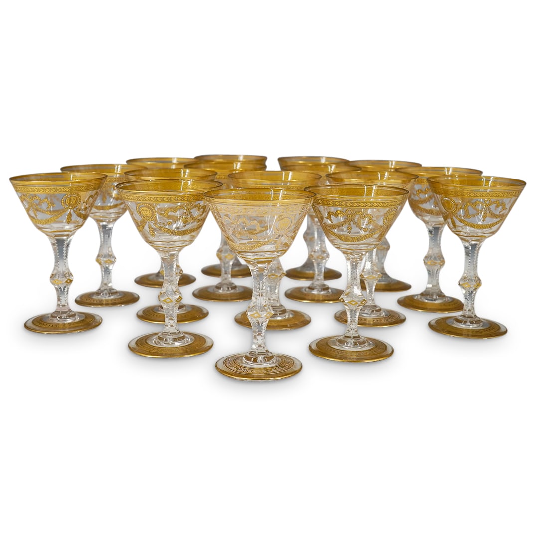 (16 Pc) St. Louis Crystal 'Congress' Stemware Set (1 of 9)