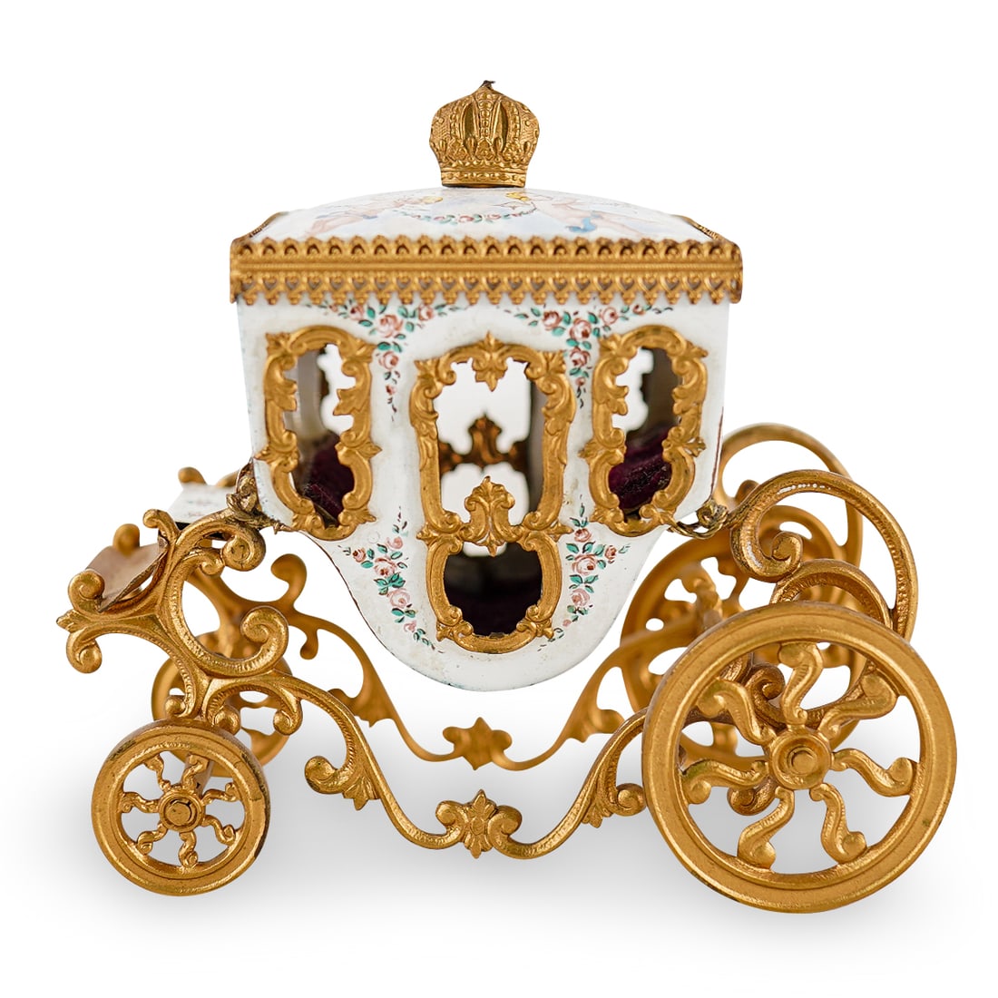 Antique Viennese Enamel Carriage (1 of 16)