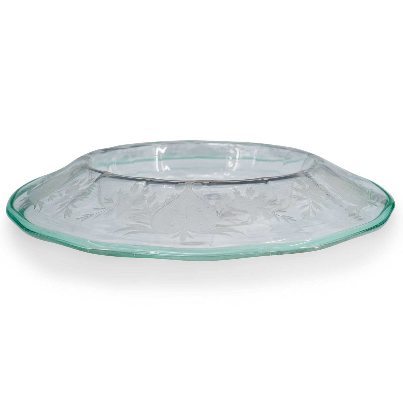 Steuben Glass "Bishops Hat" Bowl (1 of 8)