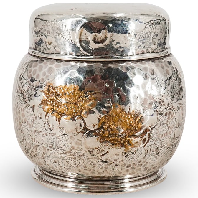 Antique Tiffany & Co. Sterling Silver Tea Caddy (1 of 10)