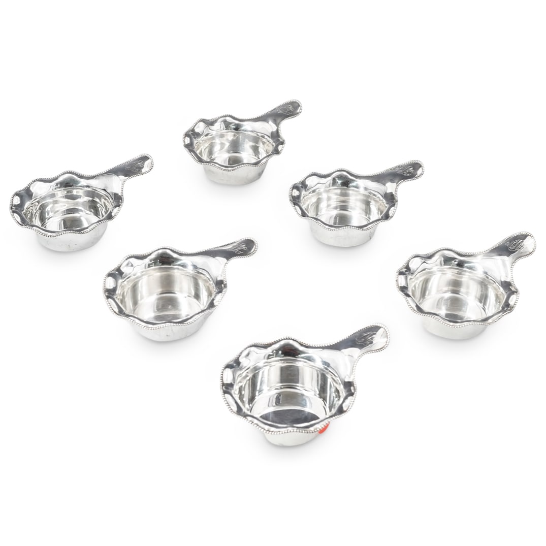 (6 Pc) Shreve & Co Sterling Silver Custard Dishes (1 of 7)
