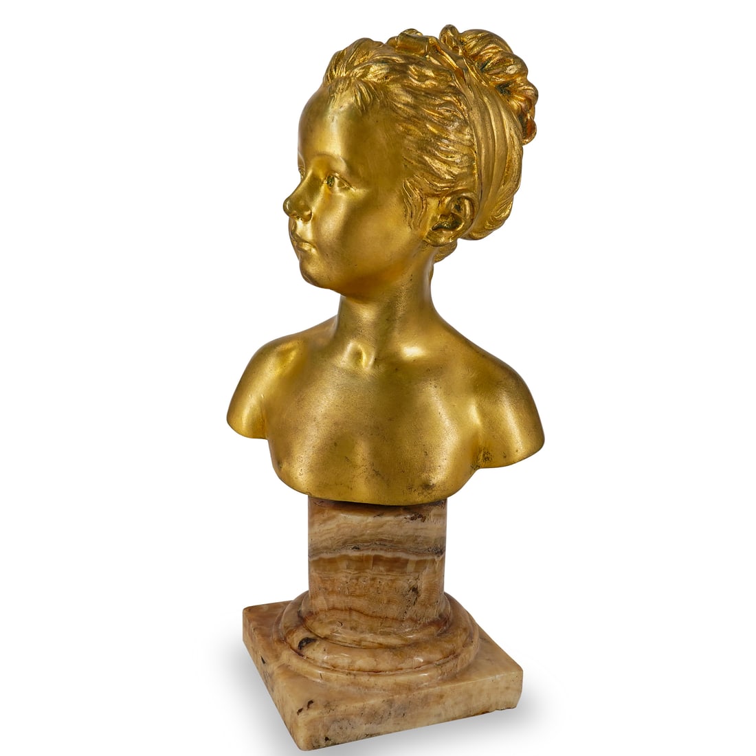 Antique French 'Louise Brongniart' Bust By Houdon (1 of 13)