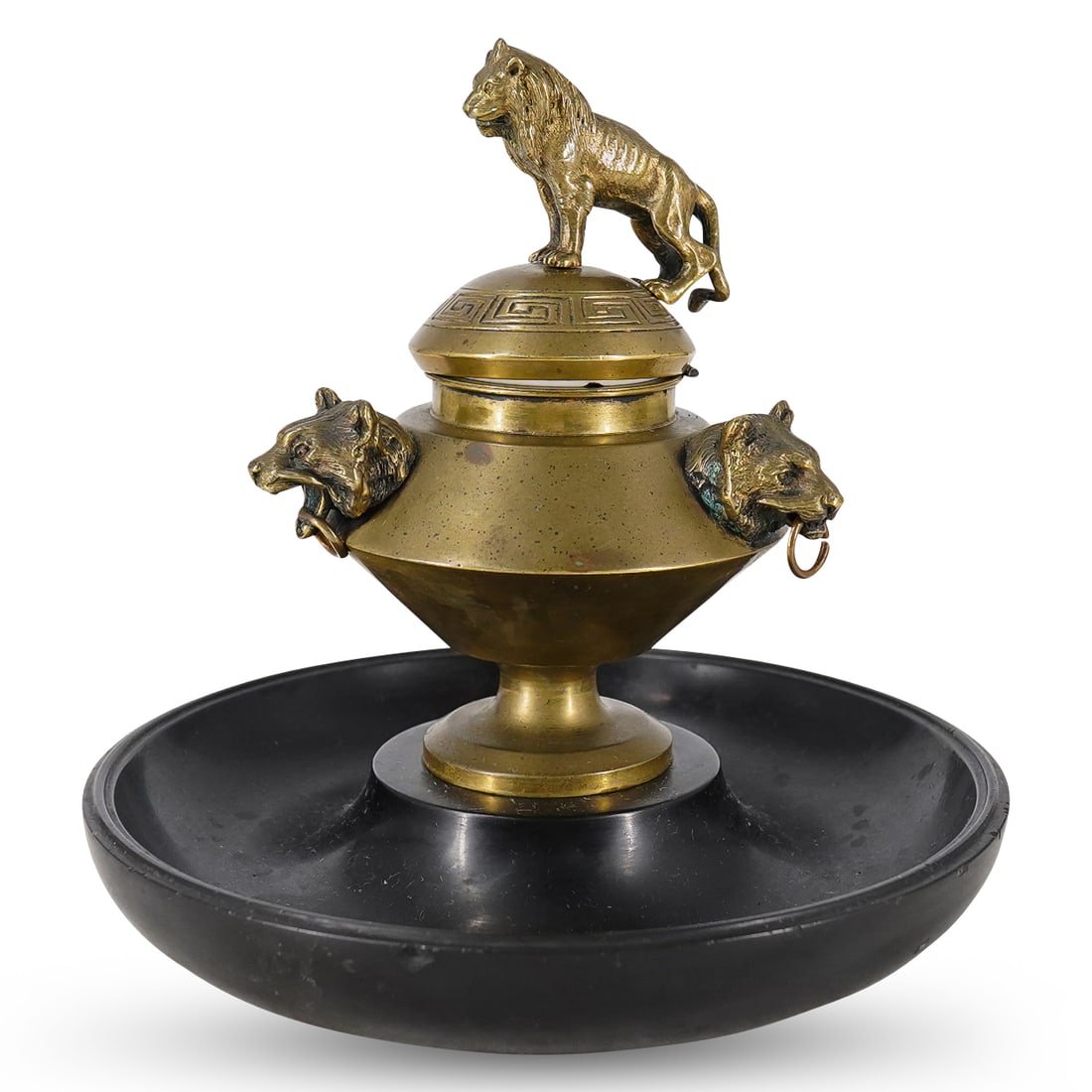 Antique French Gilt Bronze Inkstand (1 of 13)