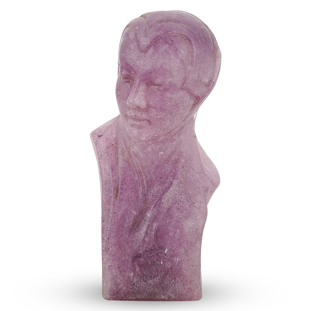 Georges Despret (Belgian, 1862–1952) Pate De Verre Woman's Bust (1 of 6)