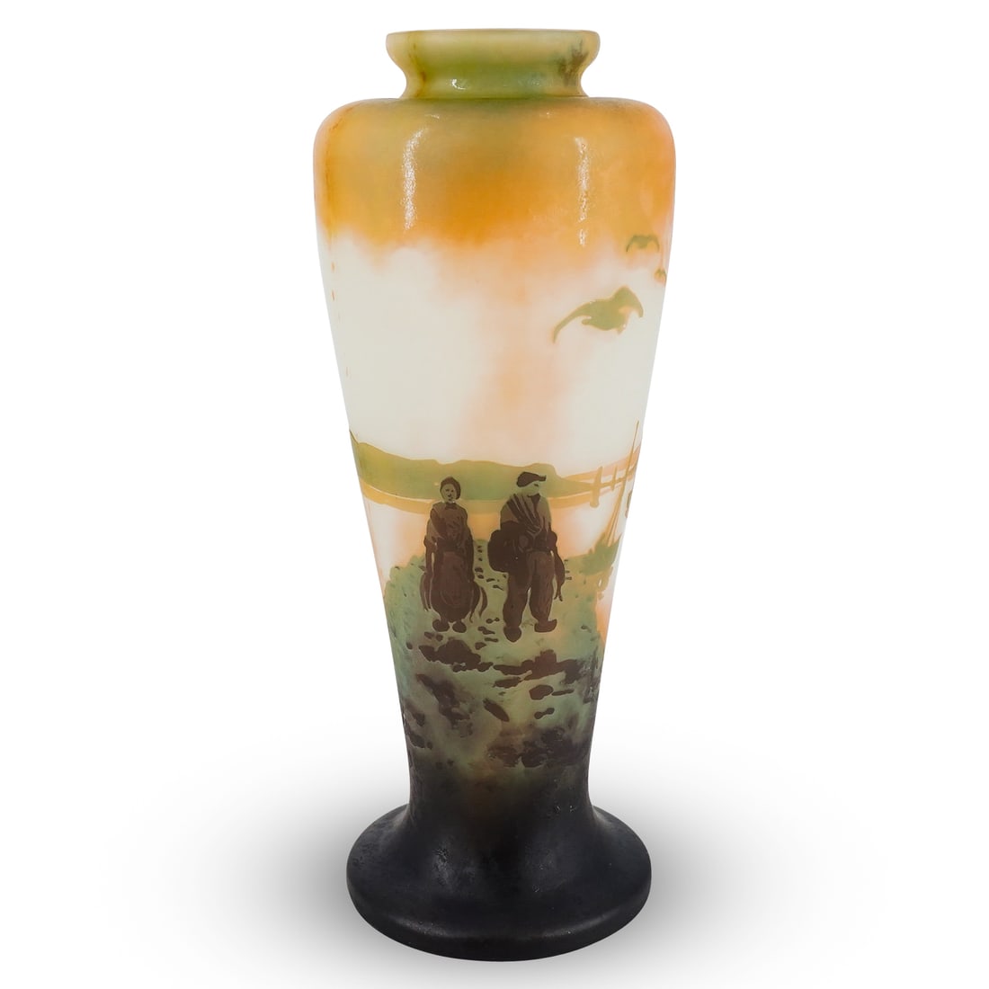 Muller Freres Cameo Glass Vase (1 of 7)