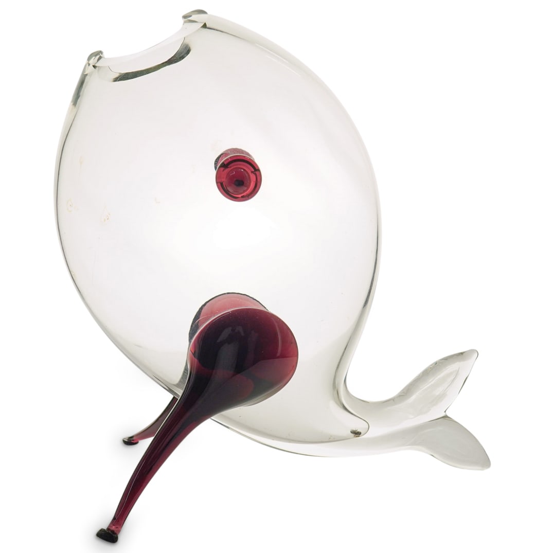 Art Glass Fish Vase (1 of 5)