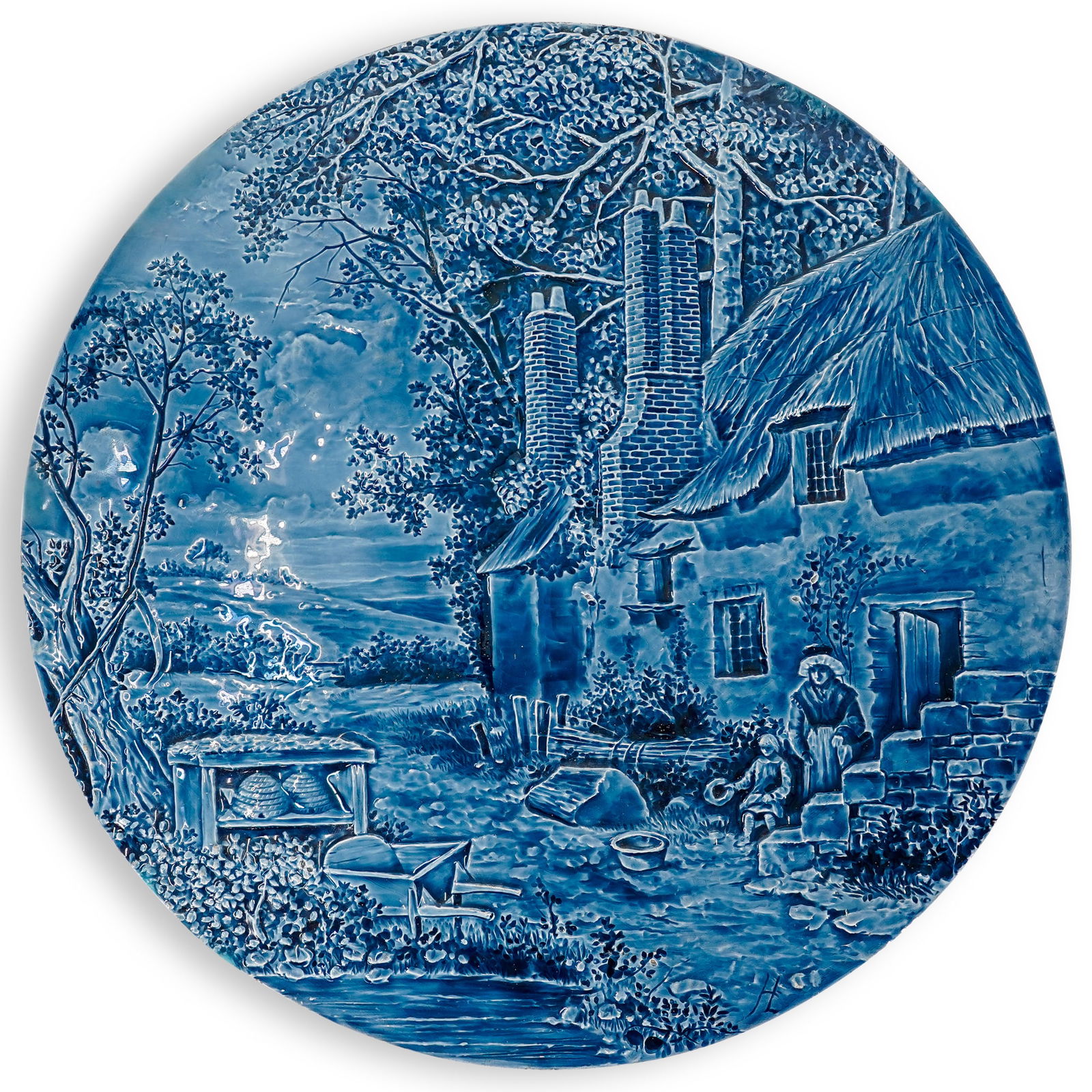 Antique Burmantofts Faience Plaque (1 of 10)