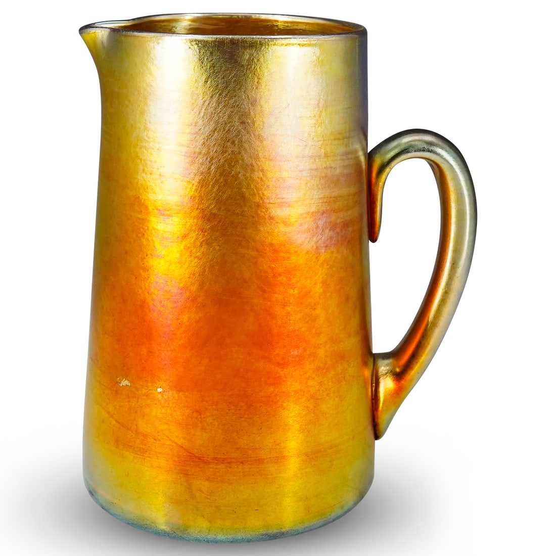 Antique Louis Comfort Tiffany Favrile Art Glass Pitcher (1 of 7)