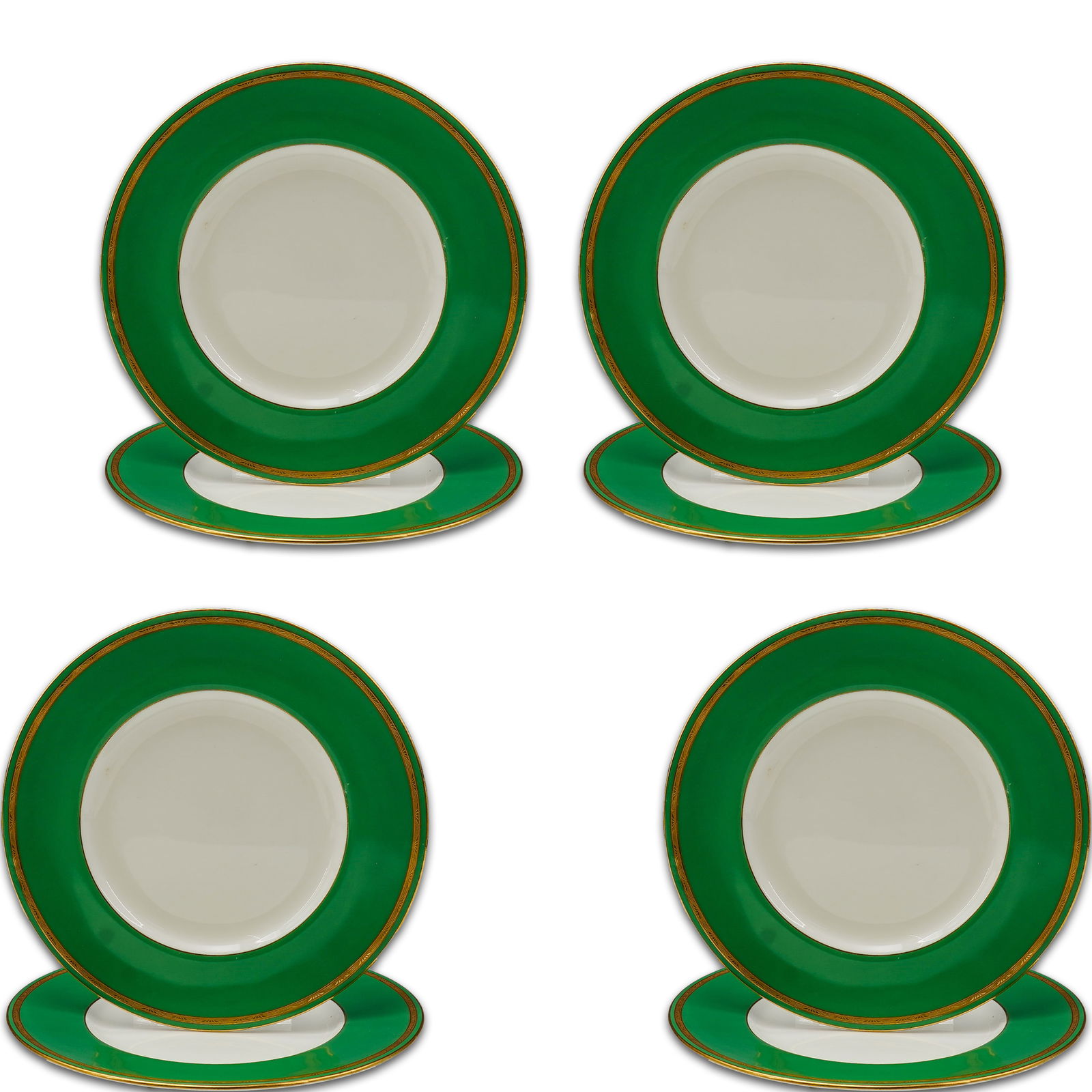 (8 Pc) Antique Minton Porcelain Plates (1 of 8)