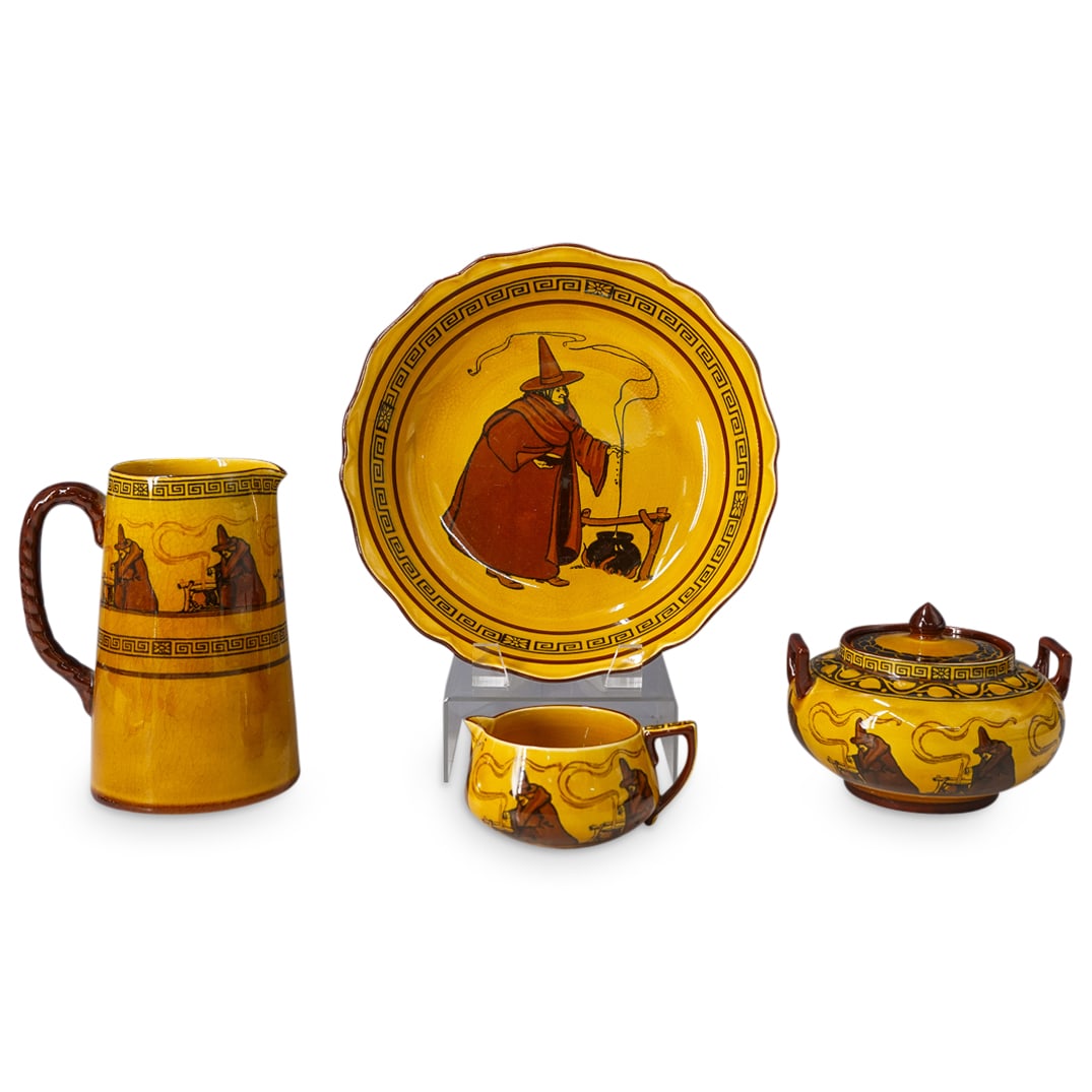 (4Pc) Royal Doulton Series Ware 'Witches' Porcelain Service (1 of 8)
