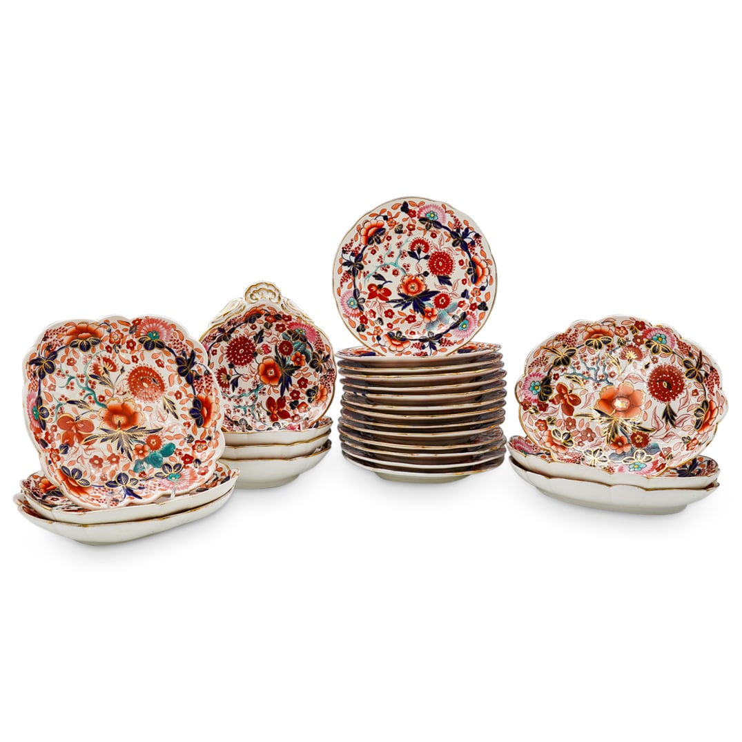 (24 Pc) Imari Porcelain Tableware Set (1 of 20)
