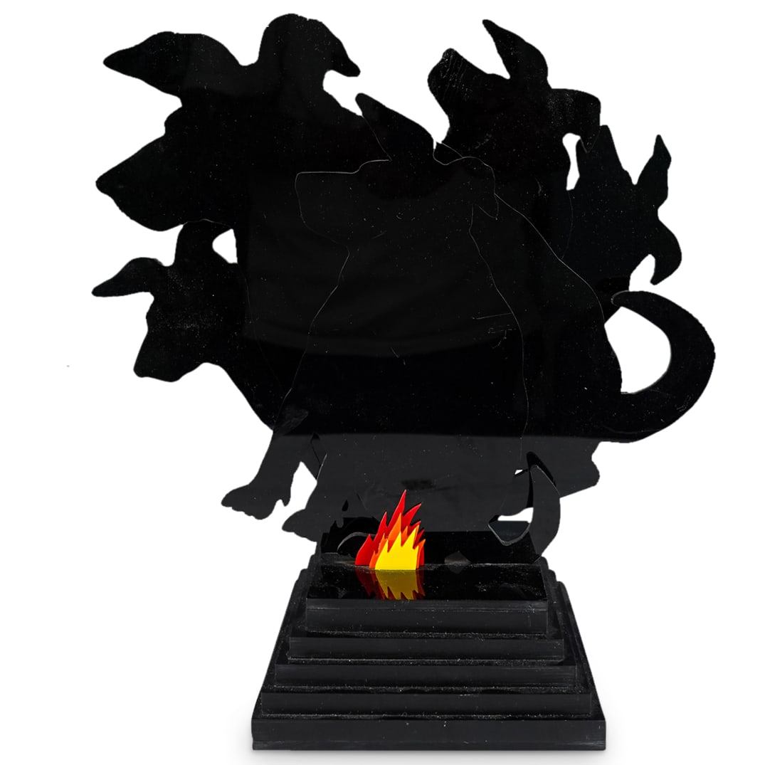 David Gilhooley (1943-2013) Hot Paw Rare Acrylic Sculpture (1 of 9)