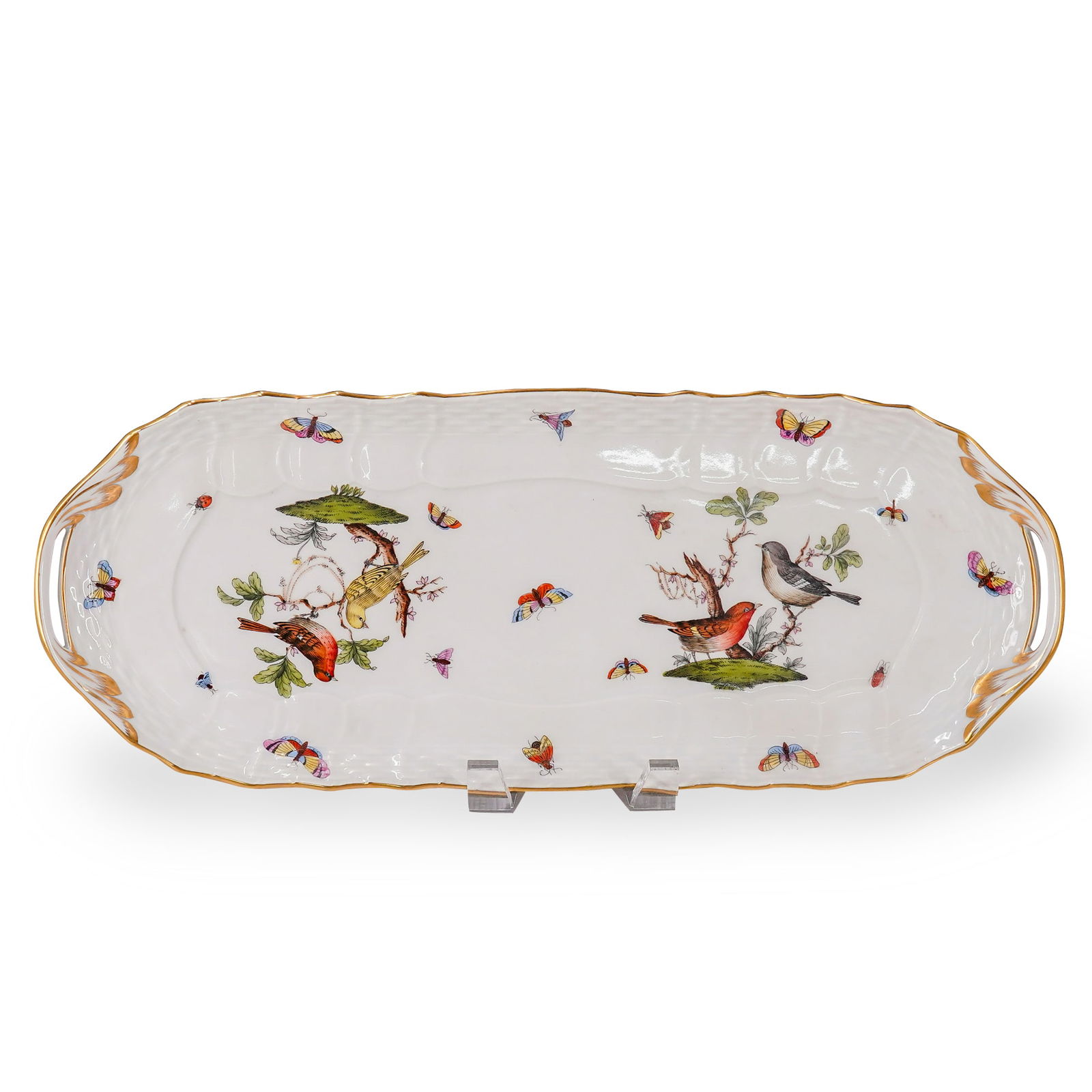 Herend Porcelain Rothschild Bird Tray (1 of 6)