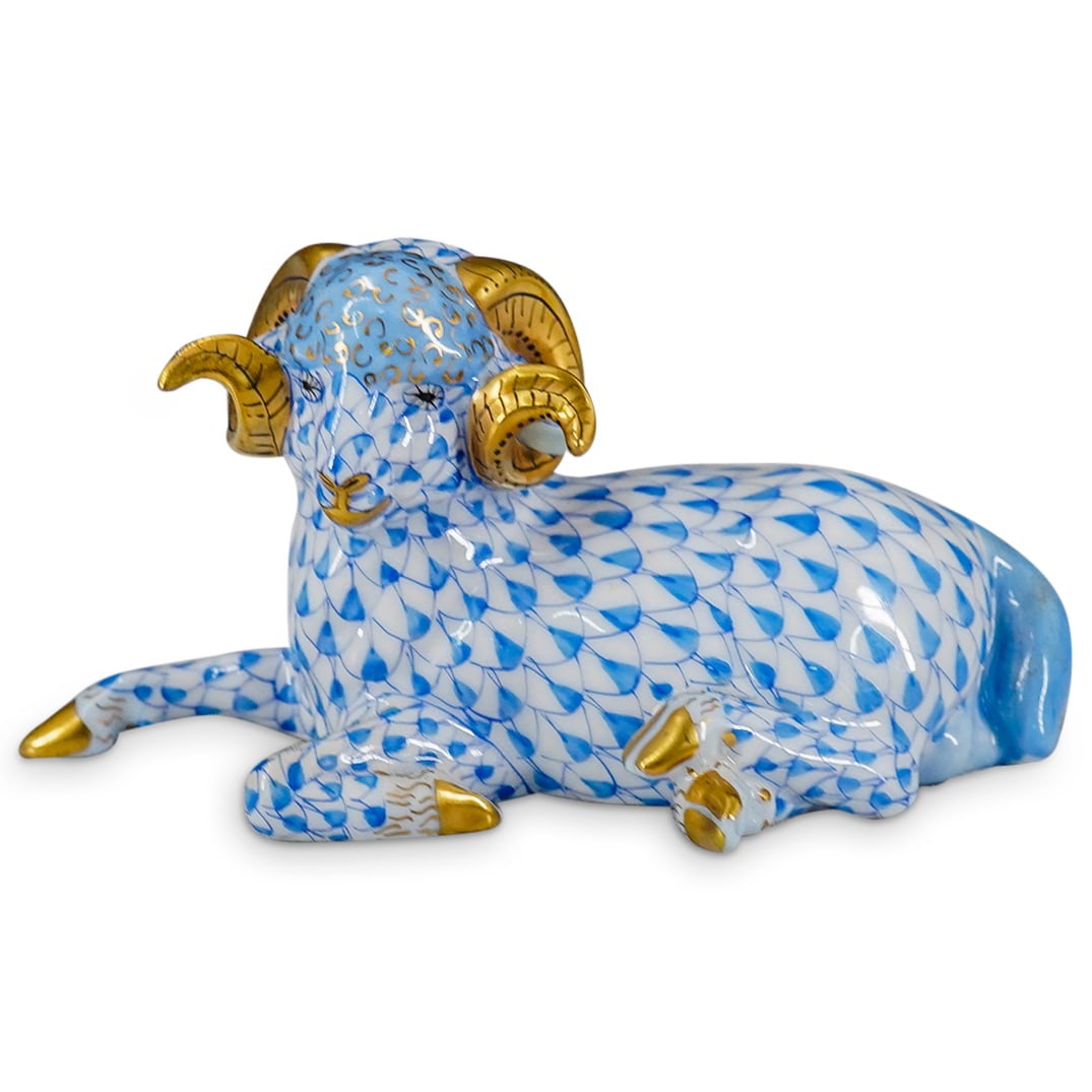 Herend Porcelain Porcelain Ram (1 of 6)