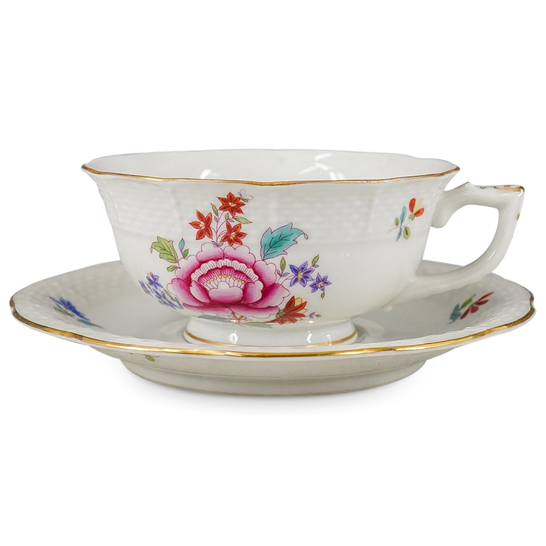 Herend Porcelain Tea Cup & Saucer (1 of 10)