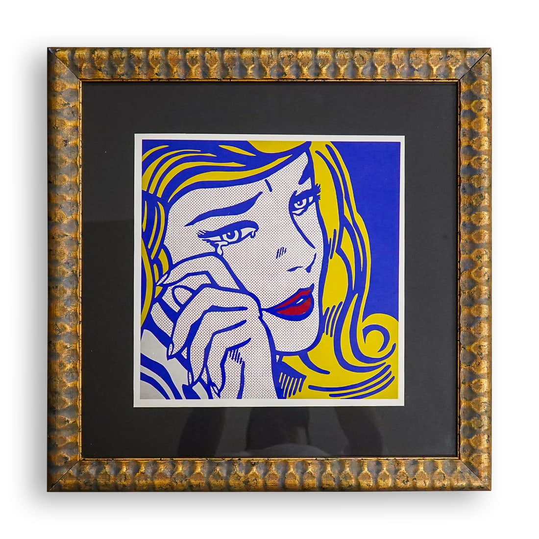 Roy Lichtenstein (America, 1923-1997) Crying Girl Framed Lithograph (1 of 3)