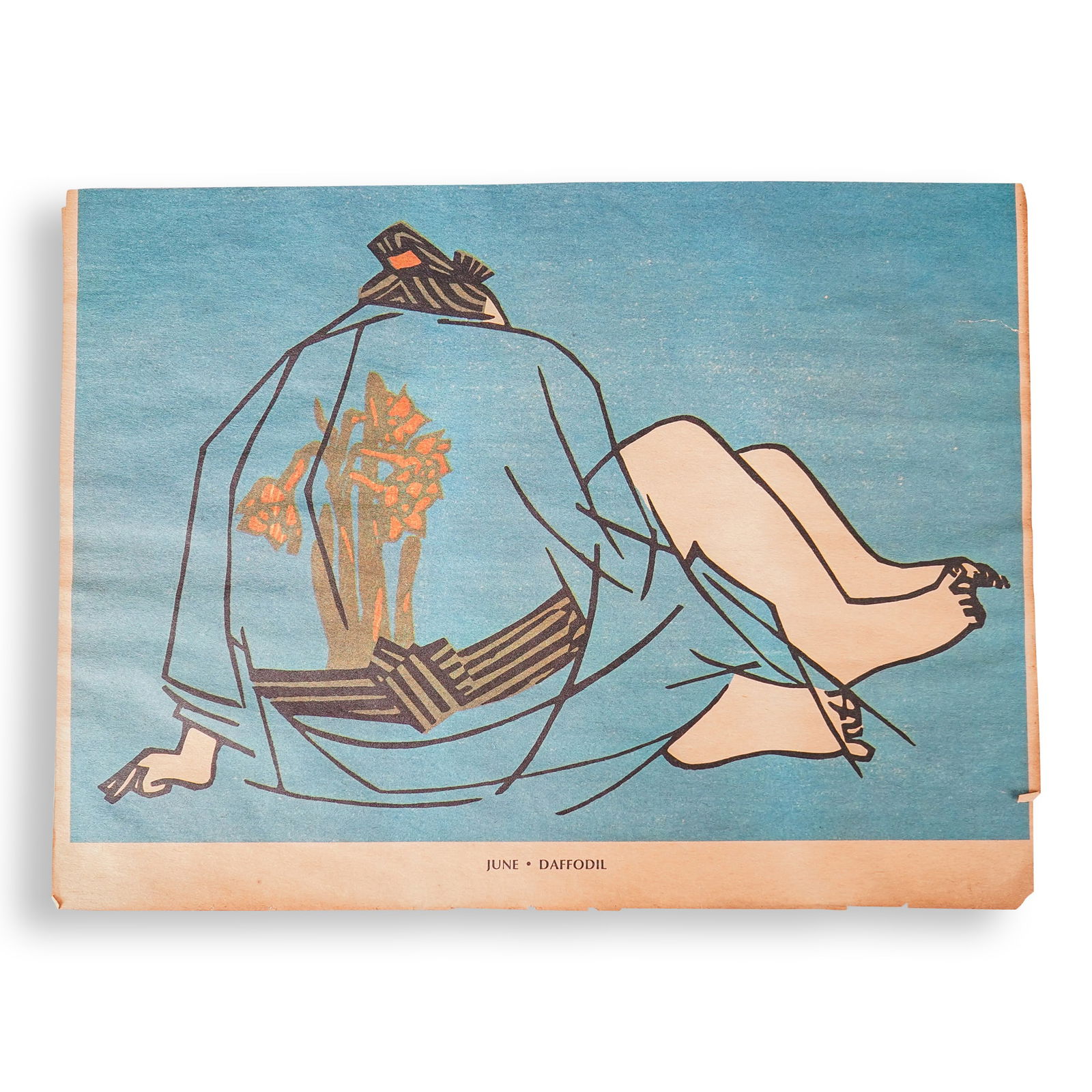 (2 Pc) Vintage Woodblocks Attrib. Clifton Karhu (1 of 16)