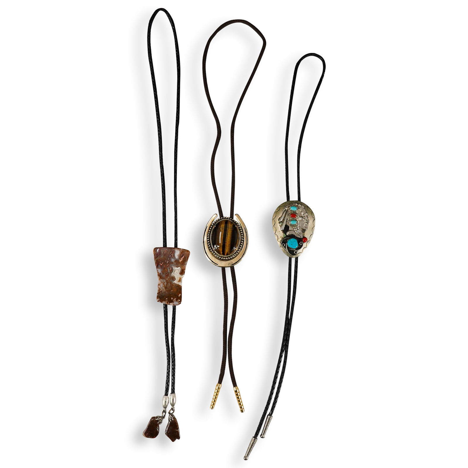 (3 Pc) Bolo Ties (1 of 16)