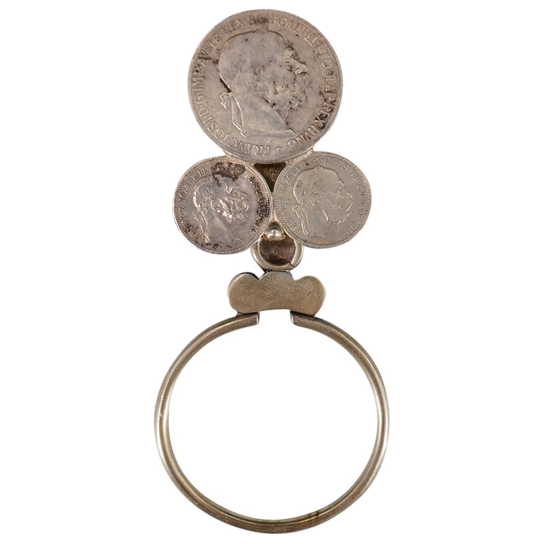 Antique Austro Hungarian Silver Coin Clip (1 of 5)