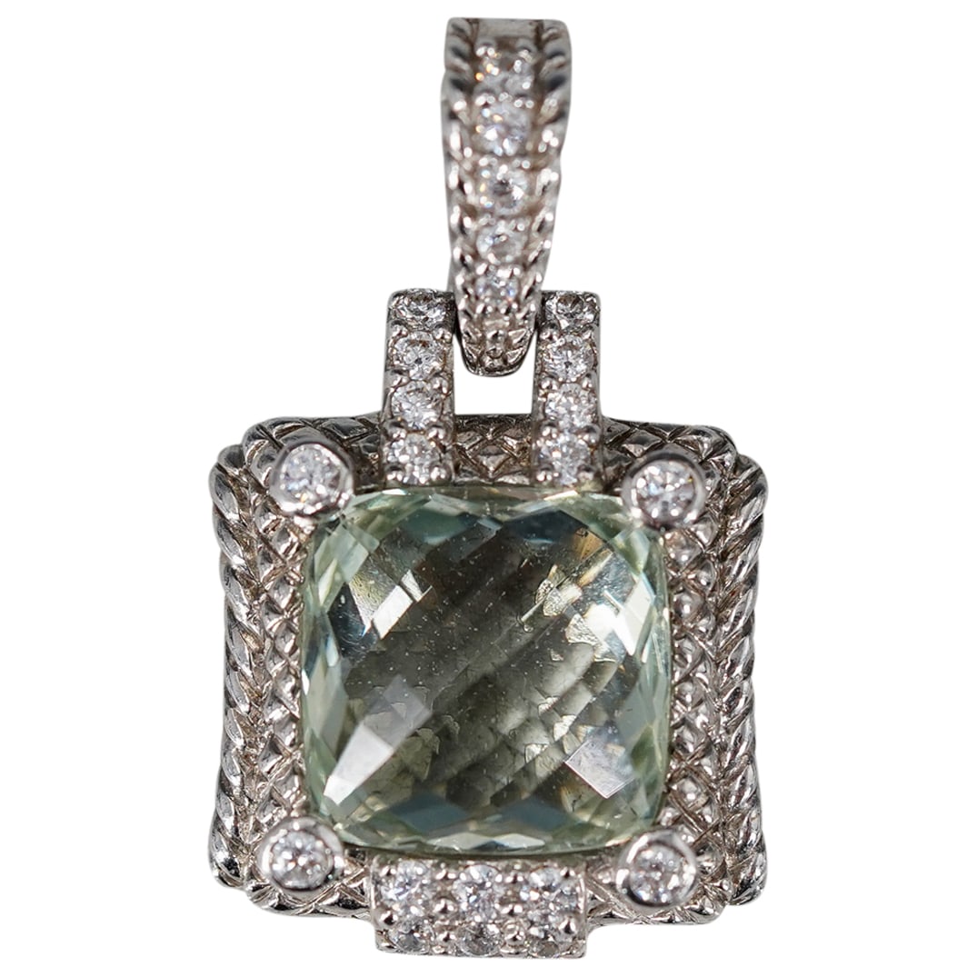 Judith Ripka Sterling Silver & Gemstone Pendant (1 of 4)