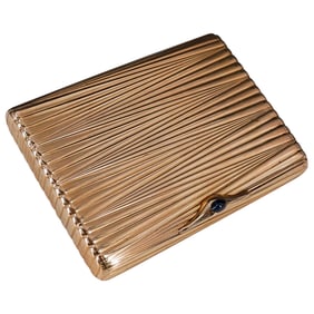 Russian Gold Cigarette Case