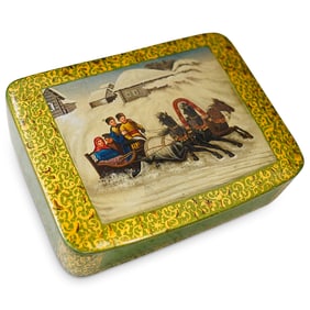 (Lukutin Manufactory) Russian Lacquered Box