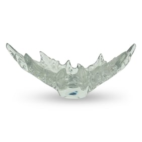 Lalique Champs Elysees Leaf Bowl