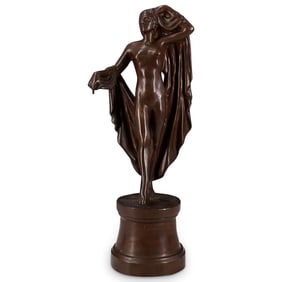 Malvina Hoffman (America, 1885-1966) Bronze Nude Statue