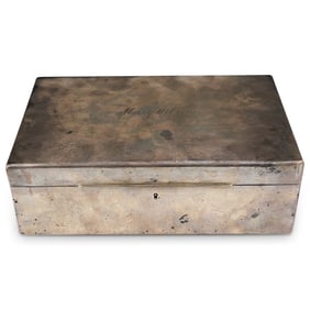 Vintage Sterling Silver Cigar Box