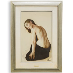 Wade Reynolds (American, 1929-2011) "Magdalena" Oil On Canvas Painting