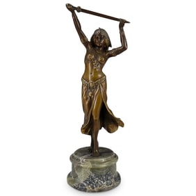 Vienna Bronze Orientalist Dancer Statue