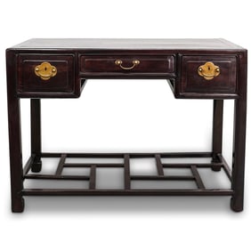 Early 19th Century Chinese Rosewood Scholar's Desk