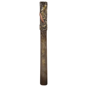 Antique Japanese Mixed Metal Page Turner