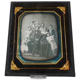 Antique Daguerreotype Family Portrait