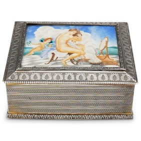 Antique Austrian 900 Silver Trinket Box