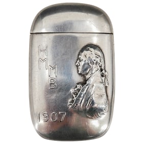 Gorham Sterling Silver George Washington Match Safe