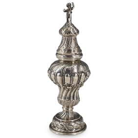 Antique German 800 Silver Sugar Caster