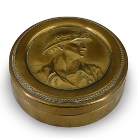 WWI Brass Snuff Box