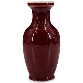 Chinese Oxblood Porcelain Vase
