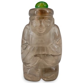 Antique Chinese Rock Crystal Snuff Bottle