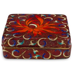 Chinese Cloisonne Box