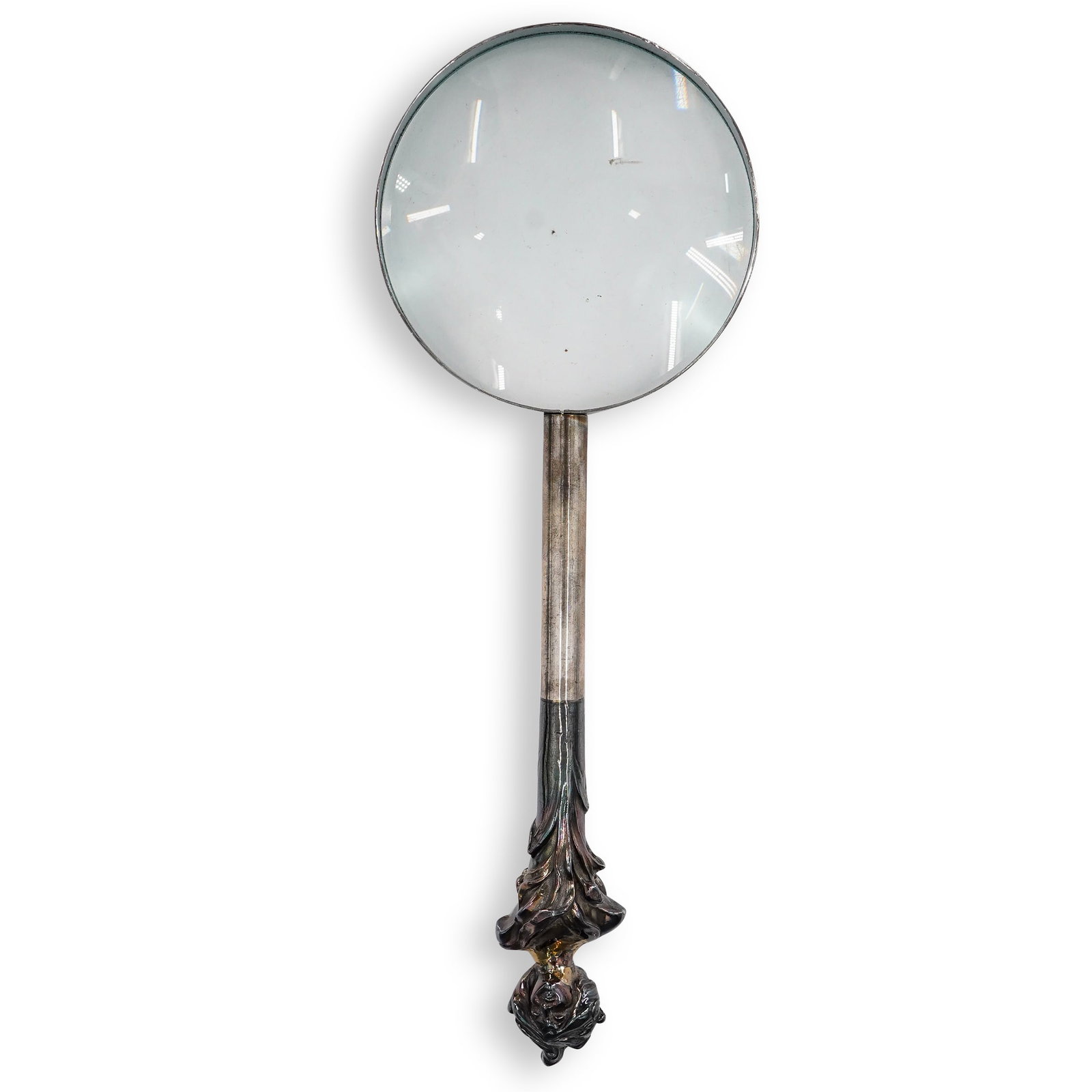 Art Nouveau Silver Figural Magnifying Glass (1 of 7)