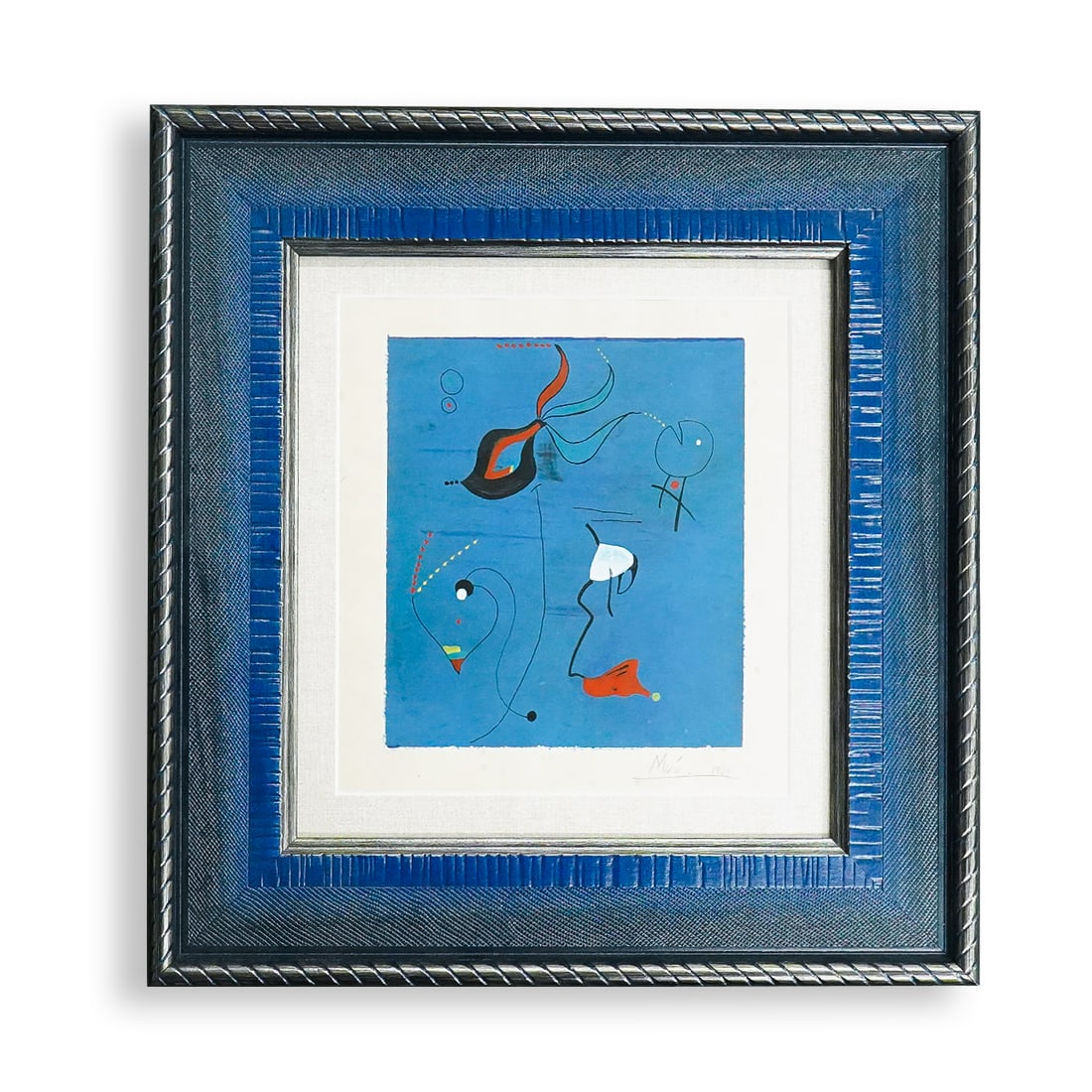 Attr. To Joan Miró (Spanish, 1893–1983) "Egg Tempera" Oil On Paper (1 of 5)