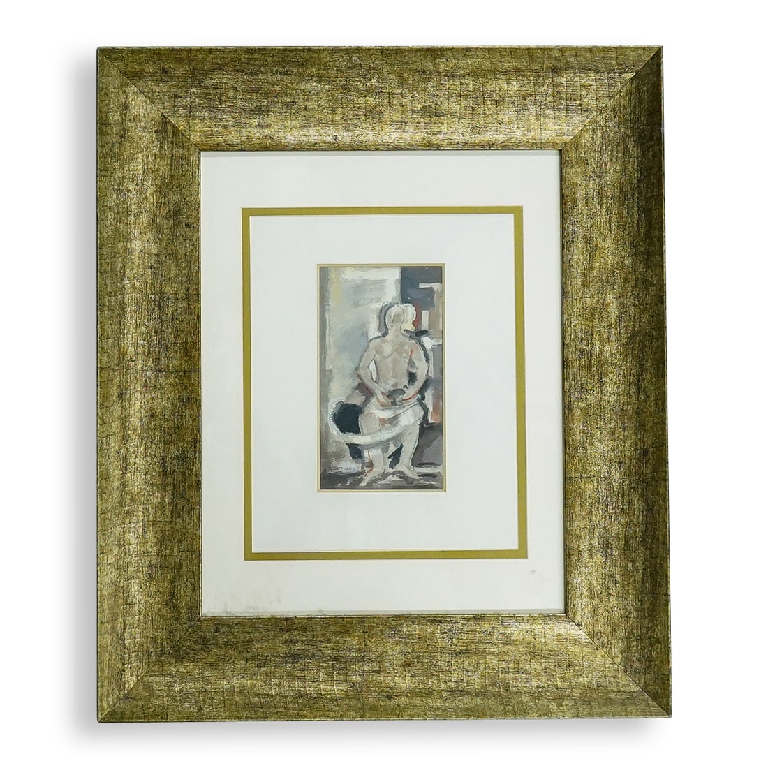 Rene Buthaud (French, 1886–1986) Seated Figure Gouache On paper (1 of 6)