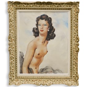 Georges Pierre Guinegault (French, 1893–1982) Nude Oil On Canvas