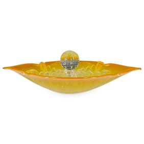 Vintage Venetian Murano Glass Candy Dish